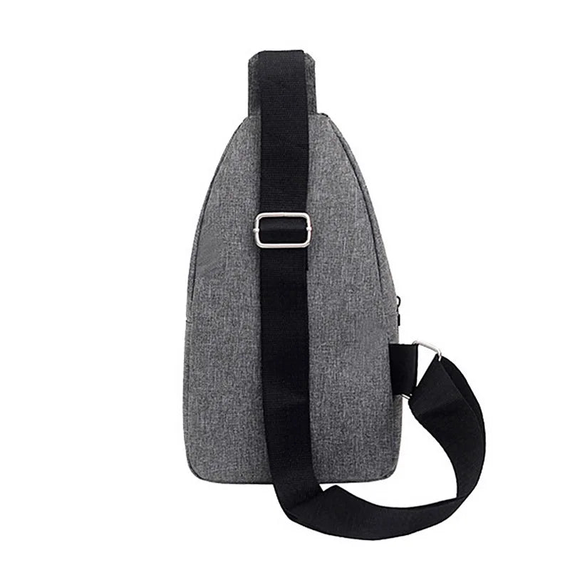 Men's Chest Bags Casual Waist Bags Short Trip Travel Carry Bags
