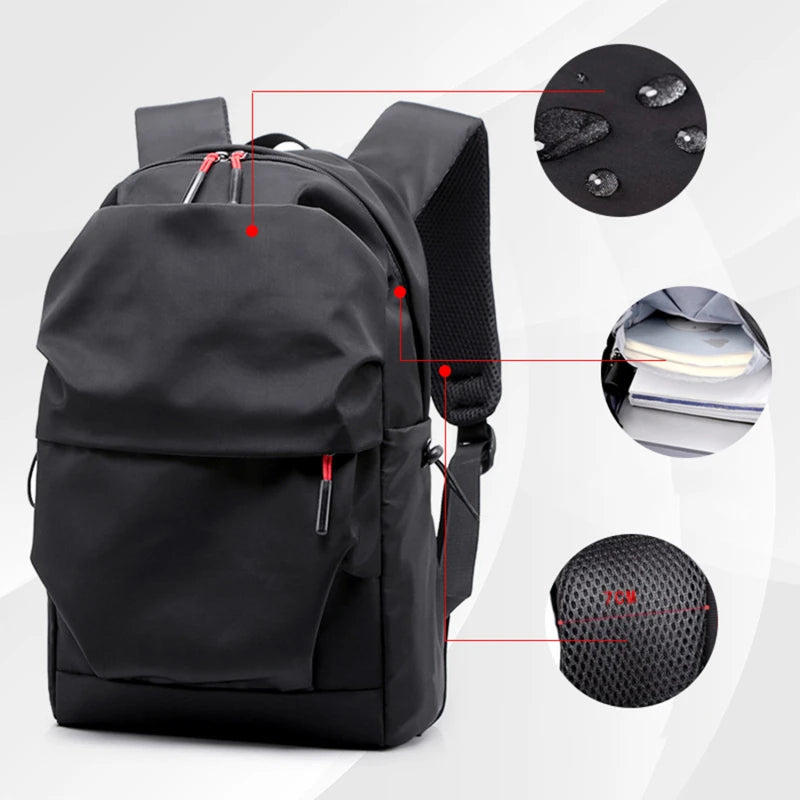 Men's Computer Bag Large Capacity Leisure Backpack Travel Backpack