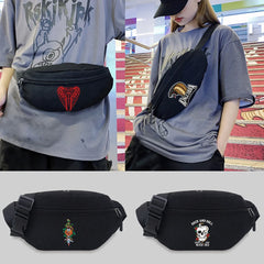 Unisex Sports Fanny Pack Messenger Bag Large Capacity Waist Bag