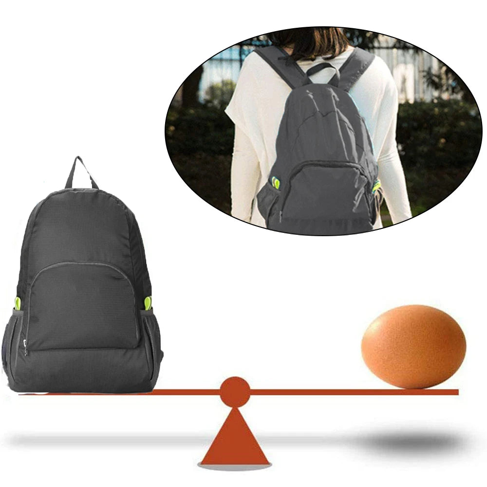 Foldable Waterproof Hiking Backpack with Picture Pattern