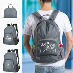 Foldable Waterproof Hiking Backpack with Picture Pattern