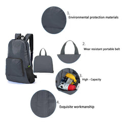 Foldable Waterproof Hiking Backpack with Picture Pattern