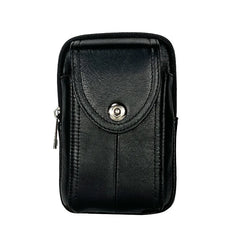 Men's Leather Waist Pack Phone Pouch Bag Waist Bag