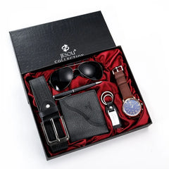 Men's Gift Set Watch Belt Wallet Suit-6pcs/Set