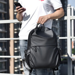 Men's Laptop Backpack Soft Waterproof Shockproof Business Bag