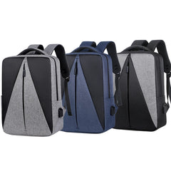 Men's Waterproof Business Backpack USB Charging Outdoor Travel Bags