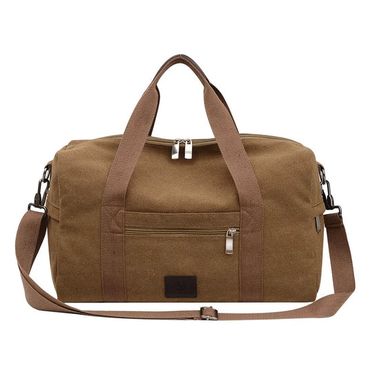 Men's Canvas Travel Tote Duffel Bag Cross Body Shoulder Handbag