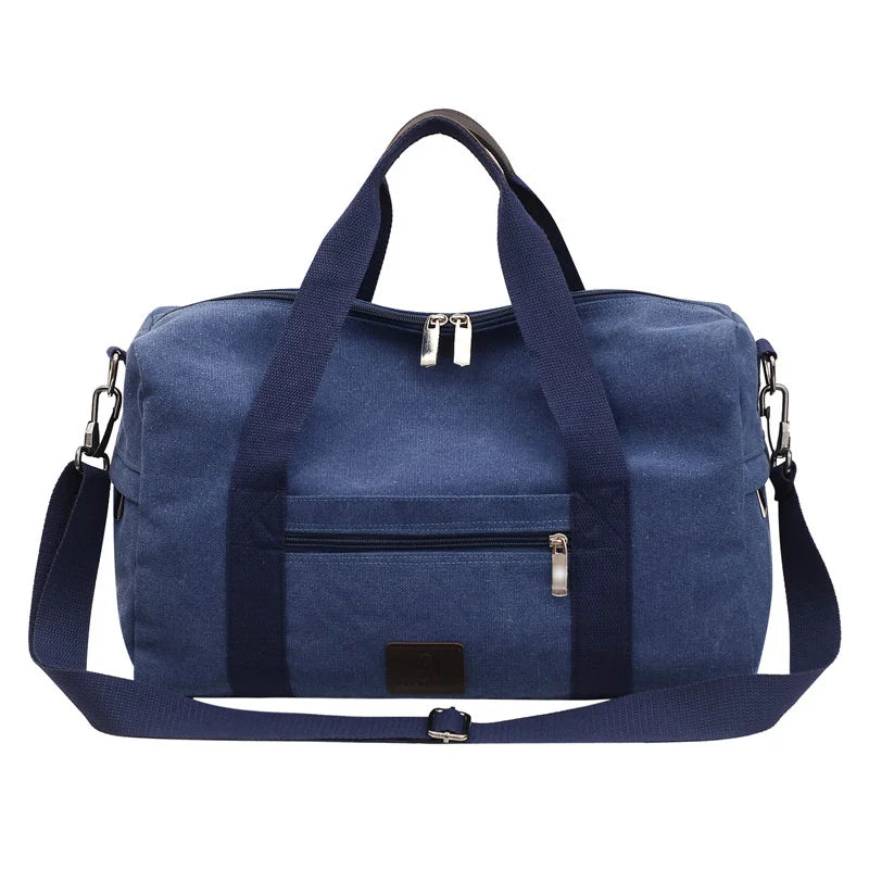Men's Canvas Travel Tote Duffel Bag Cross Body Shoulder Handbag