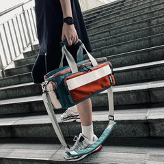 Men's Messenger Bag Japanese Tooling Bag Large Capacity Student Travel Storage B