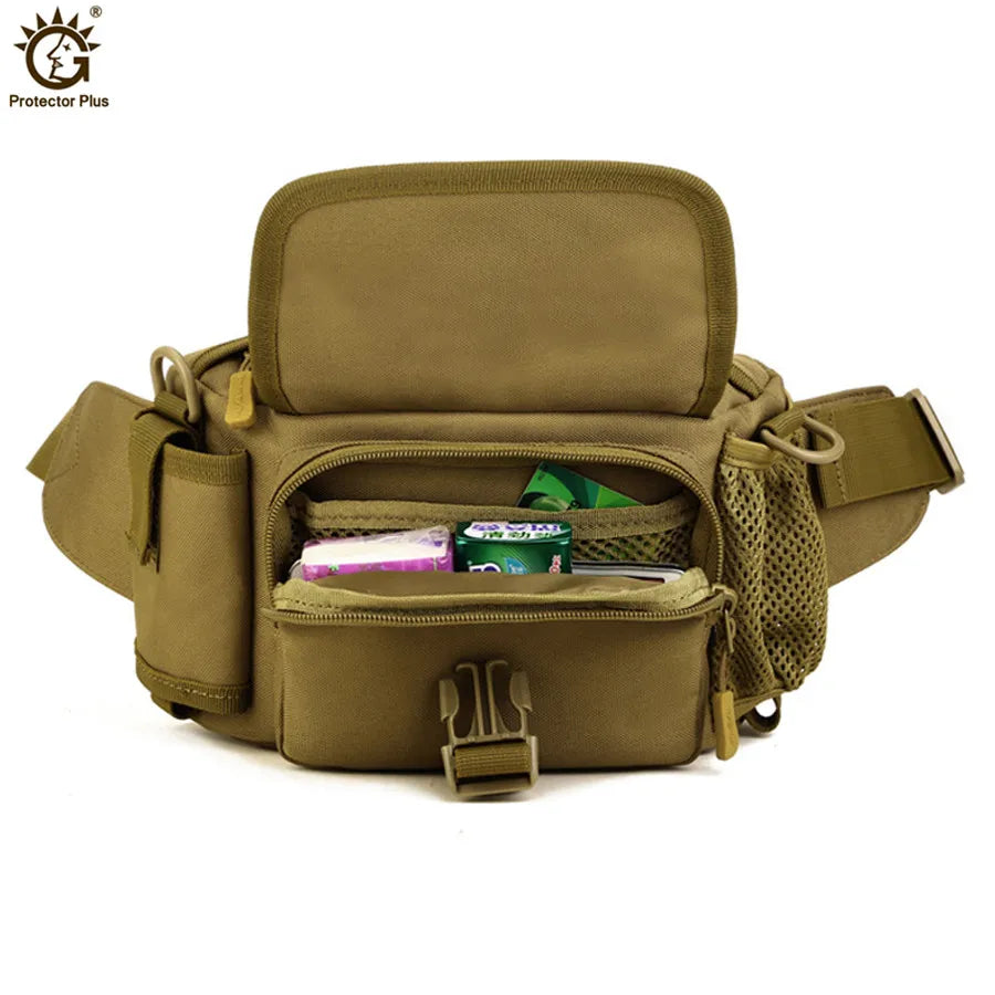 Men's Messenger Bags Fanny Pack Military Waist Packs Waterproof Nylon