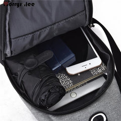 Men's Messenger Bags Multi-pocket Sling Shoulder Bags Casual Chest Pack