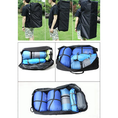 Men's Large Canvas Travel Duffel Bag Multifunctional High Luggage Bag