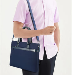Men's Business Laptop Bag Casual Messenger Bag Retro Briefcase