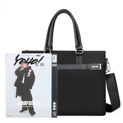 Men's Business Laptop Bag Casual Messenger Bag Retro Briefcase