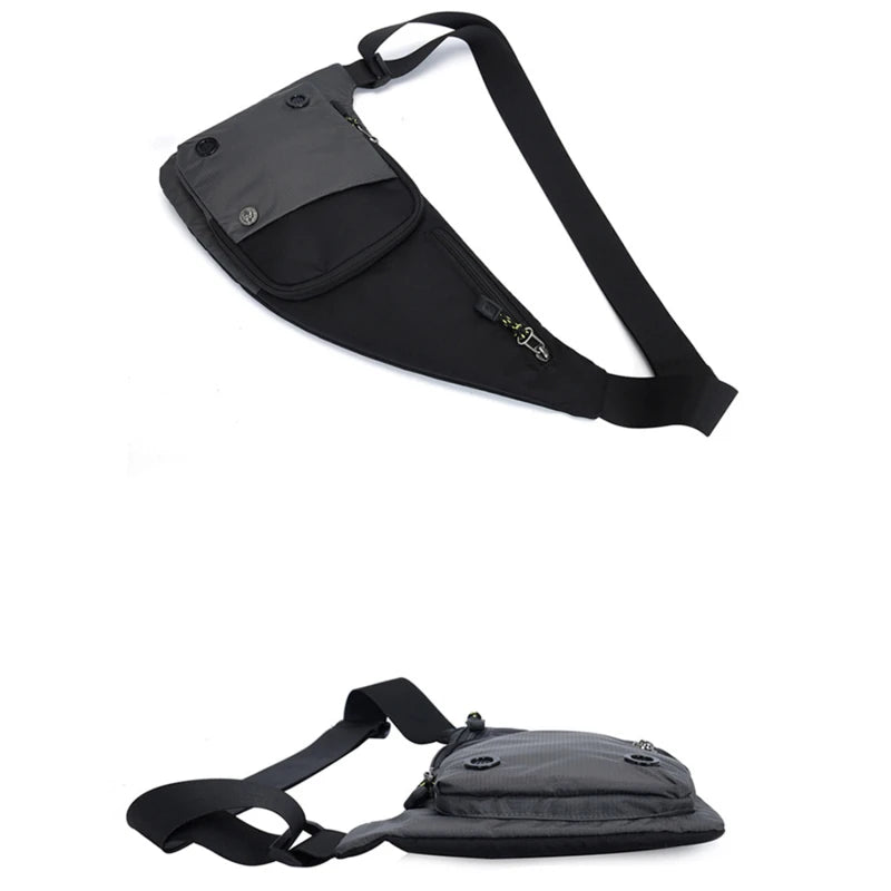 Men's Casual Shoulder Bag Travel Sports Chest Bag Pack