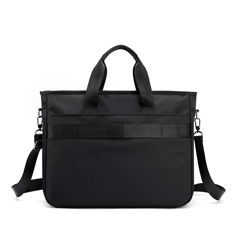 Men's Nylon Laptop Bag Large Capacity 14 Pad Bag Casual Daily Working Tote Bag