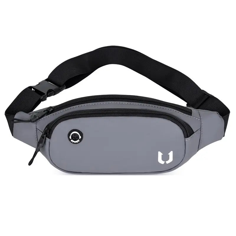 Men's Nylon Waist Bag Fanny Pack Hip Bum Belt Bag Travel