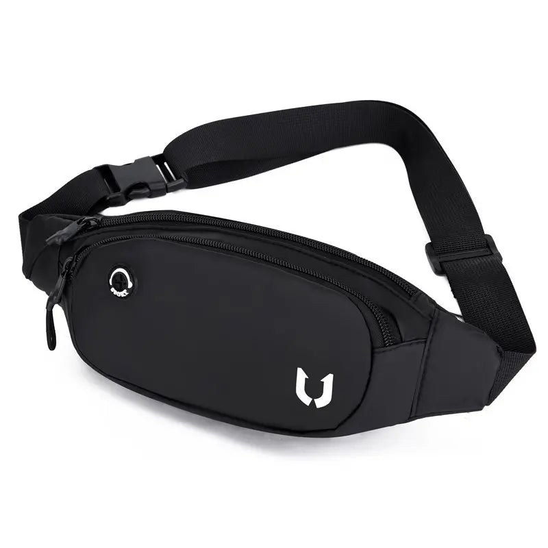 Men's Nylon Waist Bag Fanny Pack Hip Bum Belt Bag Travel