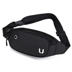 Men's Nylon Waist Bag Fanny Pack Hip Bum Belt Bag Travel