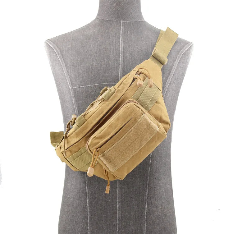 Men's Outdoor Army Hiking Shoulder Bag Tactical Fanny Pack