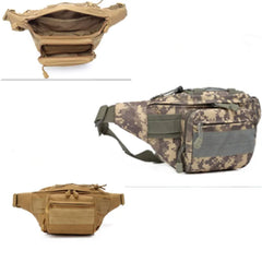 Men's Outdoor Army Hiking Shoulder Bag Tactical Fanny Pack