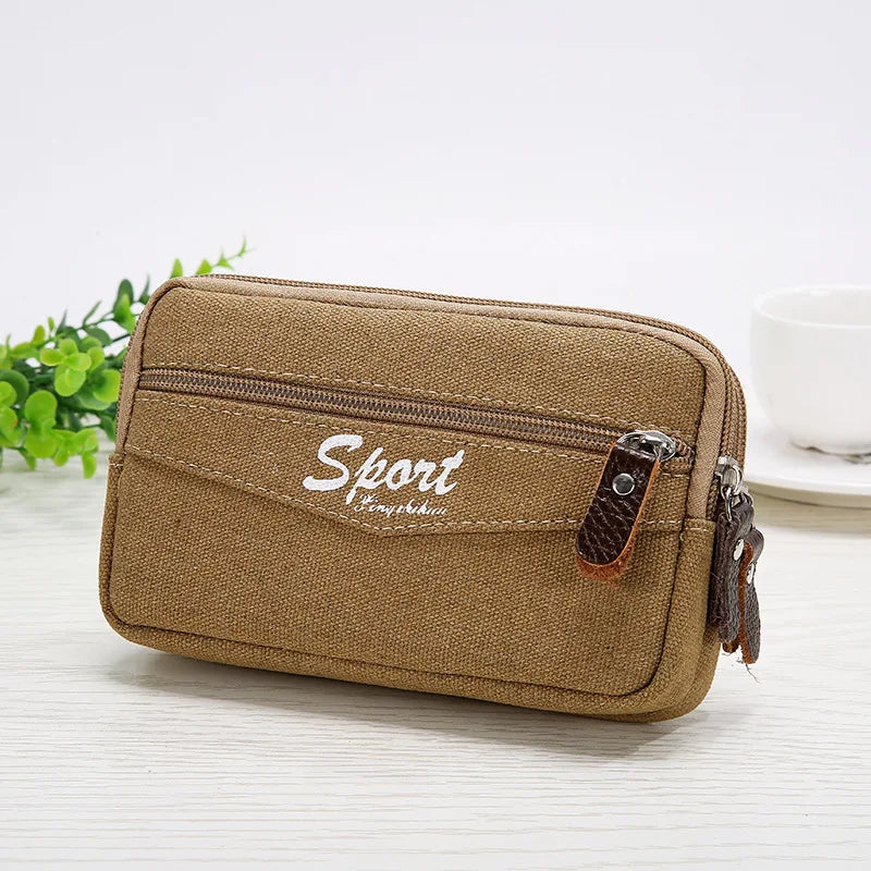 Men's Outdoor Waist Bag Travel Waist Belt Bag Teenage Running Fanny Pack