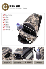 Waterproof Oxford Cloth Shoulder Bag for Outdoor Sports and Casual Riding