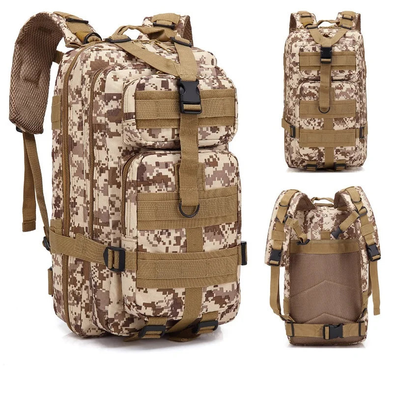 Men's Outdoor Tactical Backpack Waterproof Rucksack Military Bag Pack