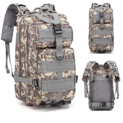 Men's Outdoor Tactical Backpack Waterproof Rucksack Military Bag Pack