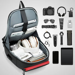 Men's Outdoor Waterproof Travel Backpack Anti-theft Messenger Bag