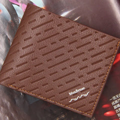 Men's Short Wallet Multi-card Slot Bill Fold Credit Card Holder