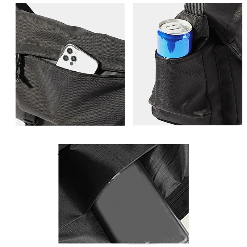 Men's Waterproof Crossbody Bag Large Capacity Lightweight Sling Bag