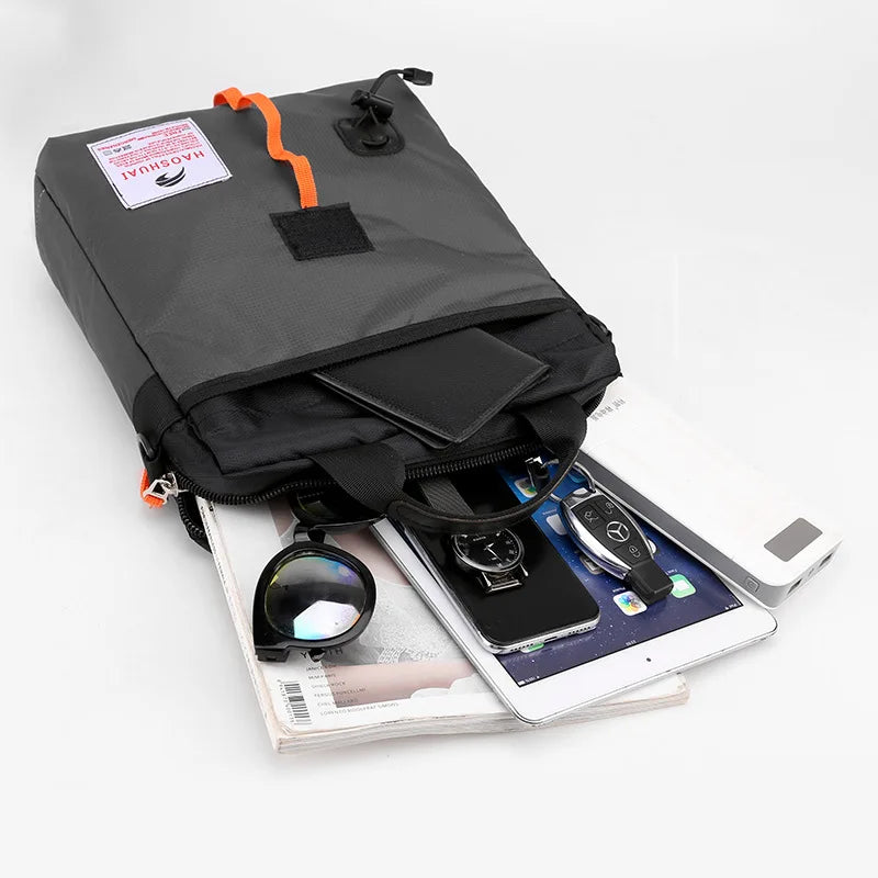 Men's Shoulder Messenger Bag Sports Briefcase Waterproof Satchel