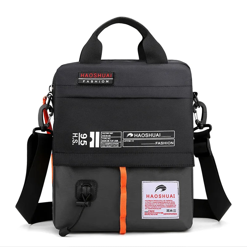 Men's Shoulder Messenger Bag Sports Briefcase Waterproof Satchel
