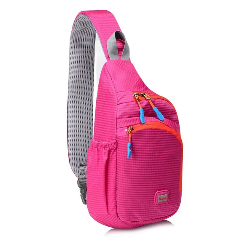 Men's Nylon Sling Crossbody Bag for Outdoor Sports