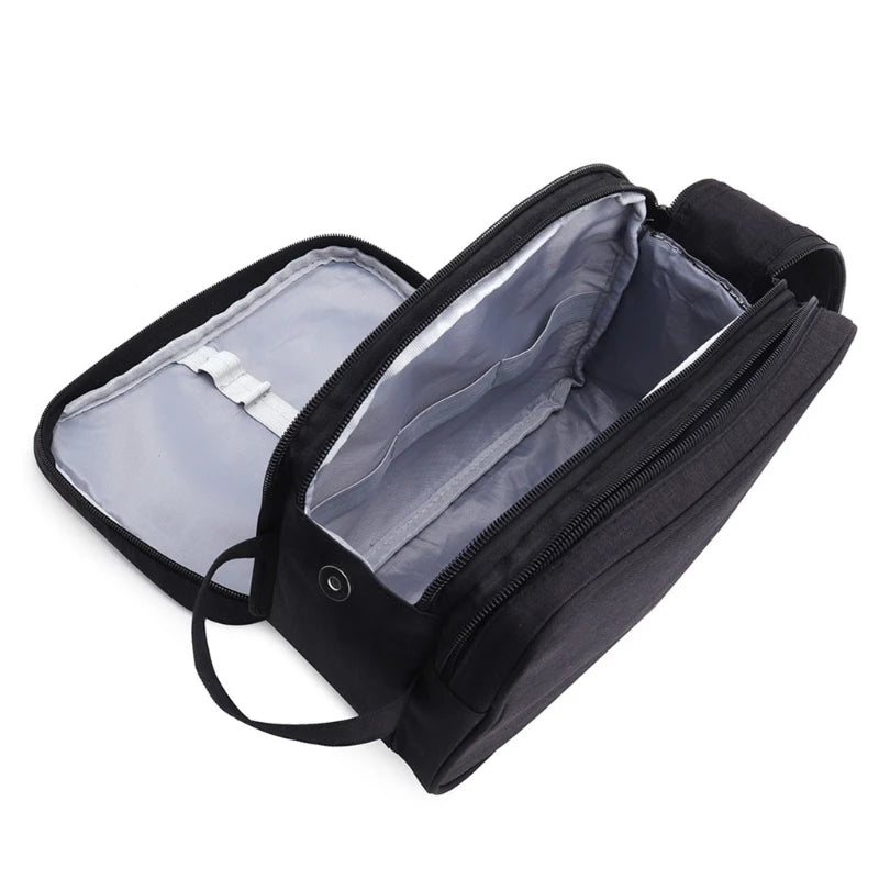 Travel Toiletry Bag - Hanging Shaving Bag for Men and Cosmetic Organizer