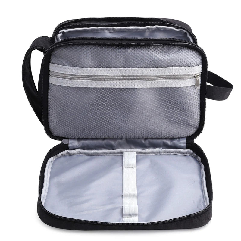 Travel Toiletry Bag - Hanging Shaving Bag for Men and Cosmetic Organizer