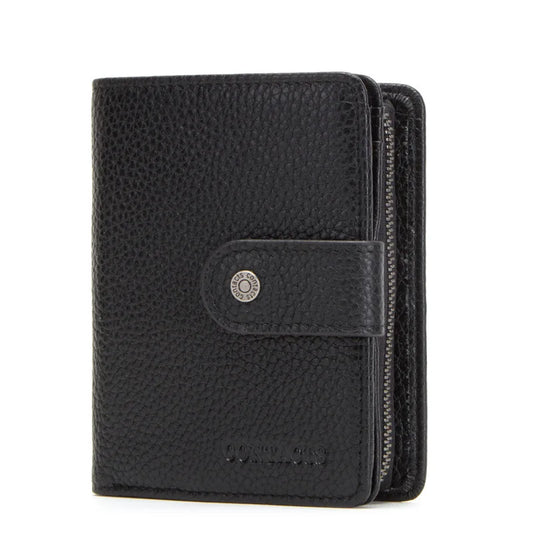 Men's Trifold Leather Wallet with Blocking Slim Lightweight