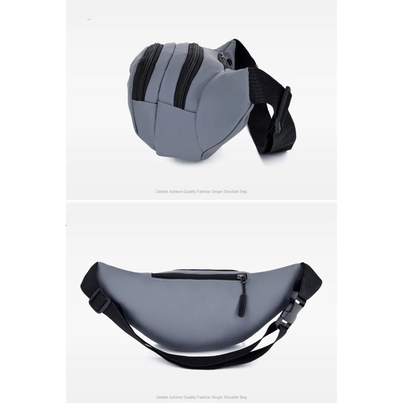 Men's Waterproof Waist Bum Bag Running Jogging Belt Pouch Zip Fanny Pack