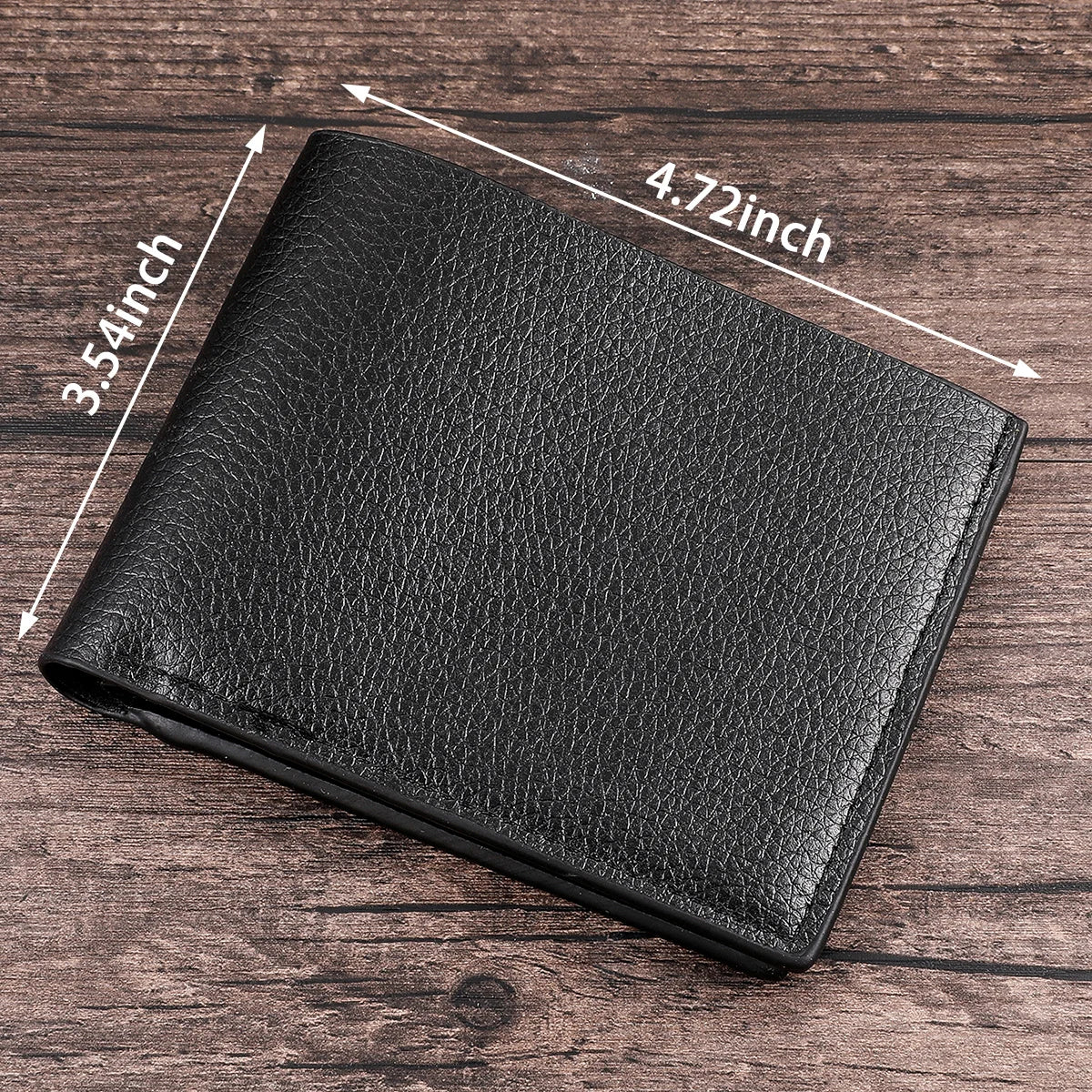 Men's Watch+Wallet+Belt Set Gift for Father Boyfriend PU Strap