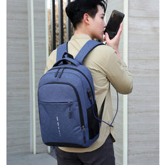 Men's Waterproof Backpack Lightweight Book Bag 15.6inch Notebook Backpack