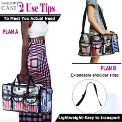 Waterproof Transparent Cosmetic Bag Organizer