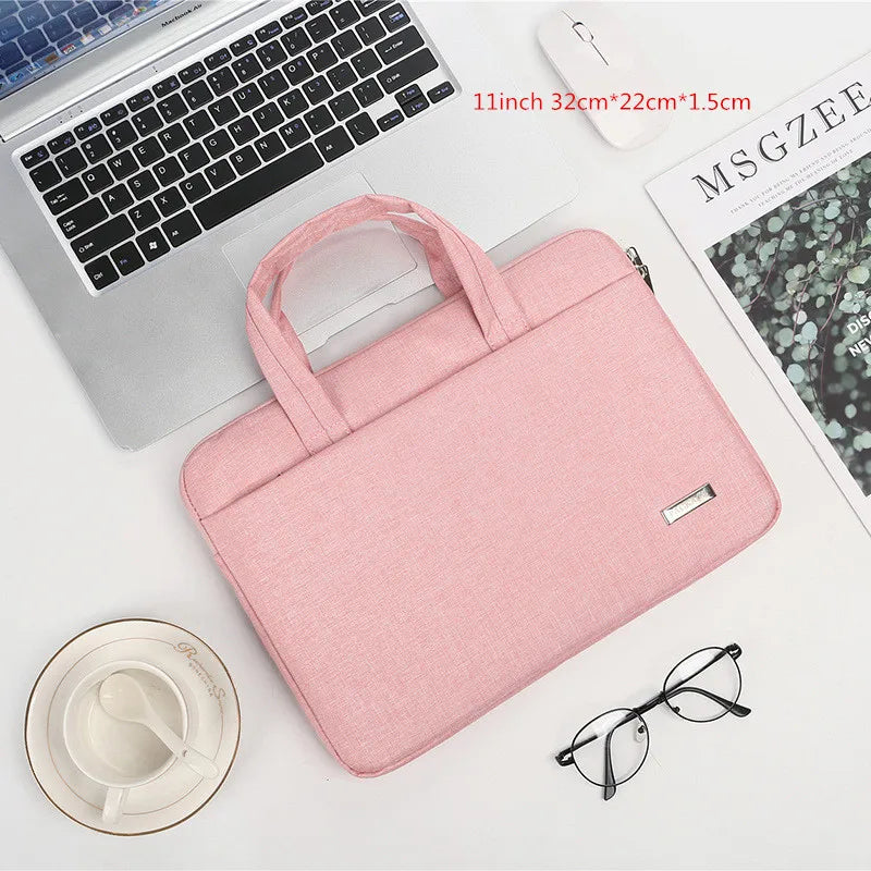Men's Women's Laptop Bag Briefcases Shockproof Waterproof Tote Office Travel