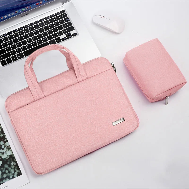 Men's Women's Laptop Bag Briefcases Shockproof Waterproof Tote Office Travel