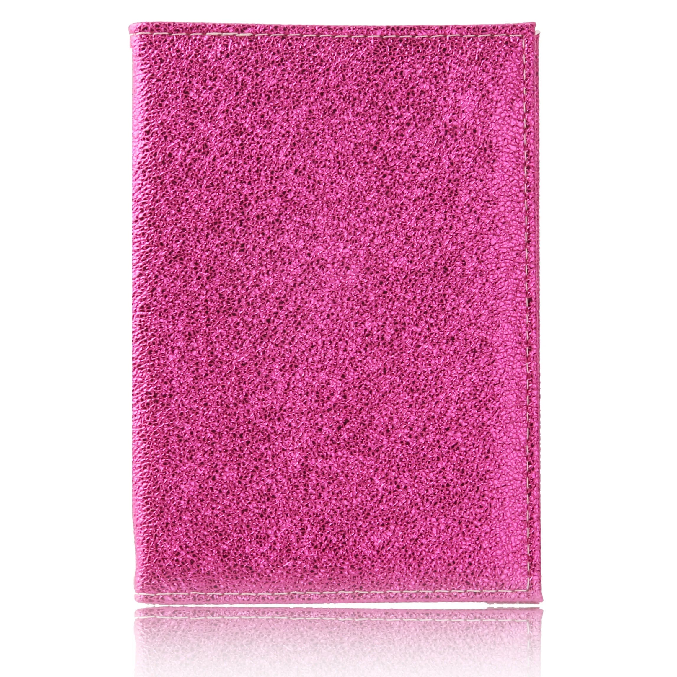 Colorful Leather Passport Cover Holder Travel Accessory