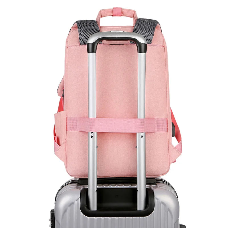 Waterproof Laptop Backpack 15.6" School Travel Bag