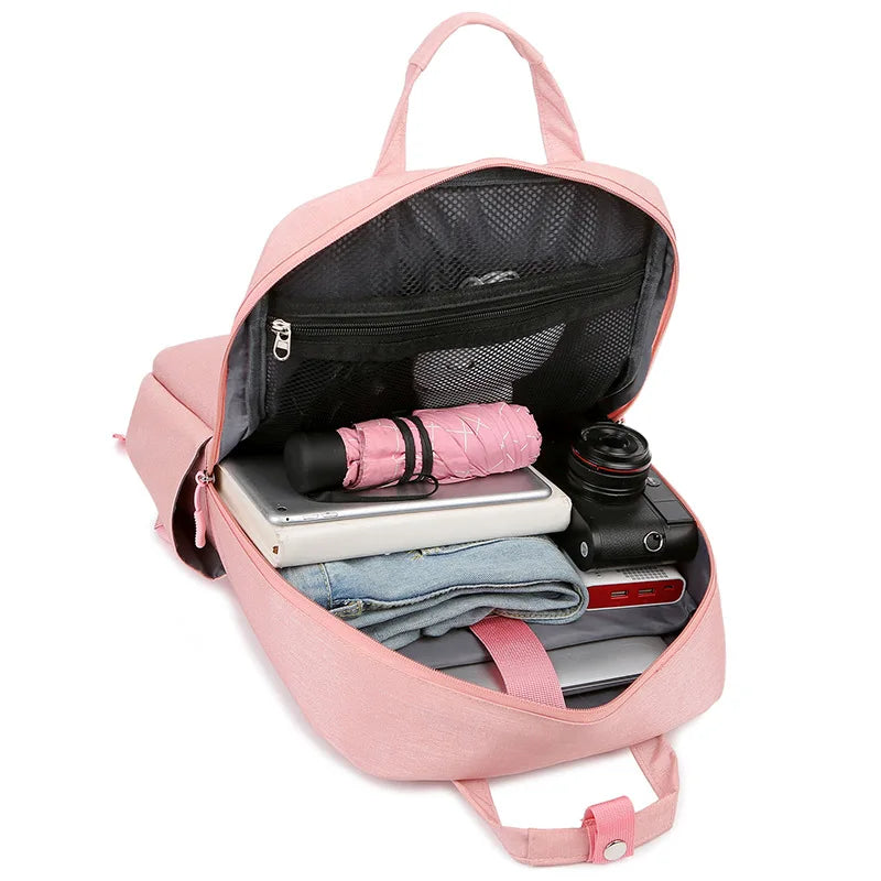 Waterproof Laptop Backpack 15.6" School Travel Bag