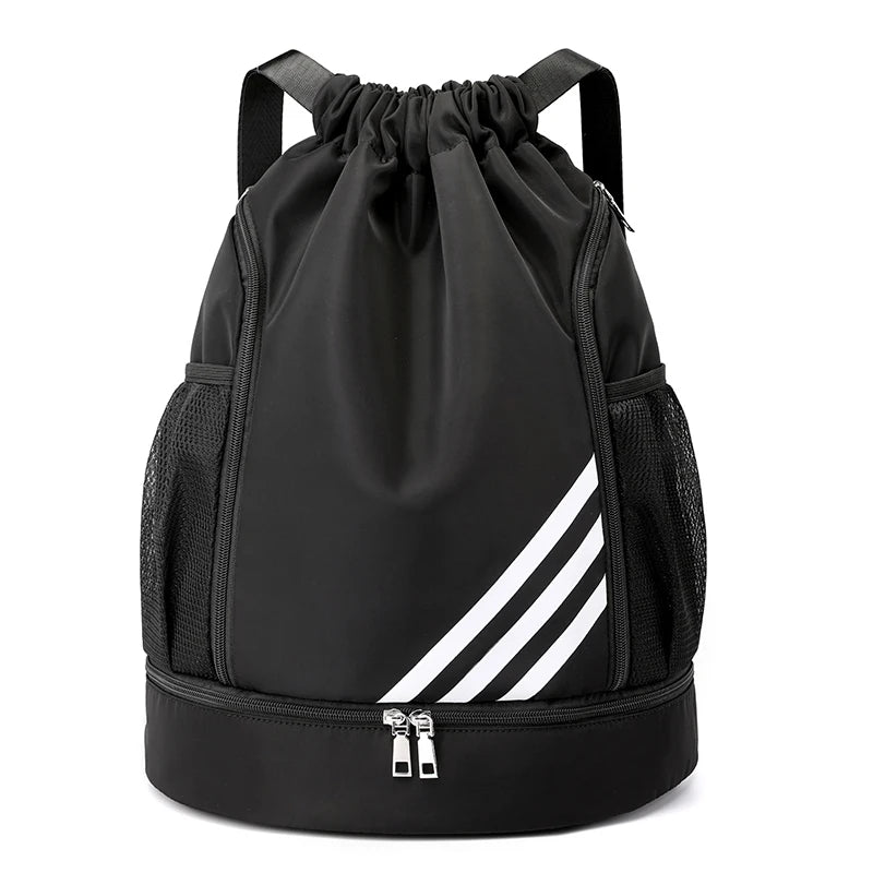Basketball Bag Storage Dry Wet Separation Backpack Shoulder Drawstring