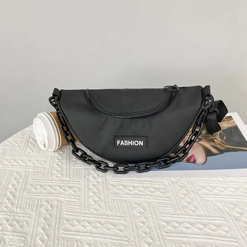 Japanese Casual Shoulder Crossbody Bag Small Chain Crossbody Bag