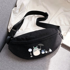 Outdoor Chest Bag for Running and Cycling with Cartoon Print